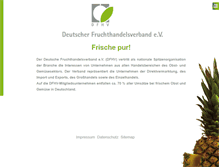 Tablet Screenshot of dfhv.de